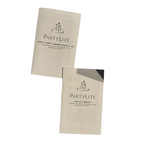 PartyLite P 9379 Dusk To Dawn Luminary Stand Candle Holder Home Decor Holiday - Picture 4 of 9